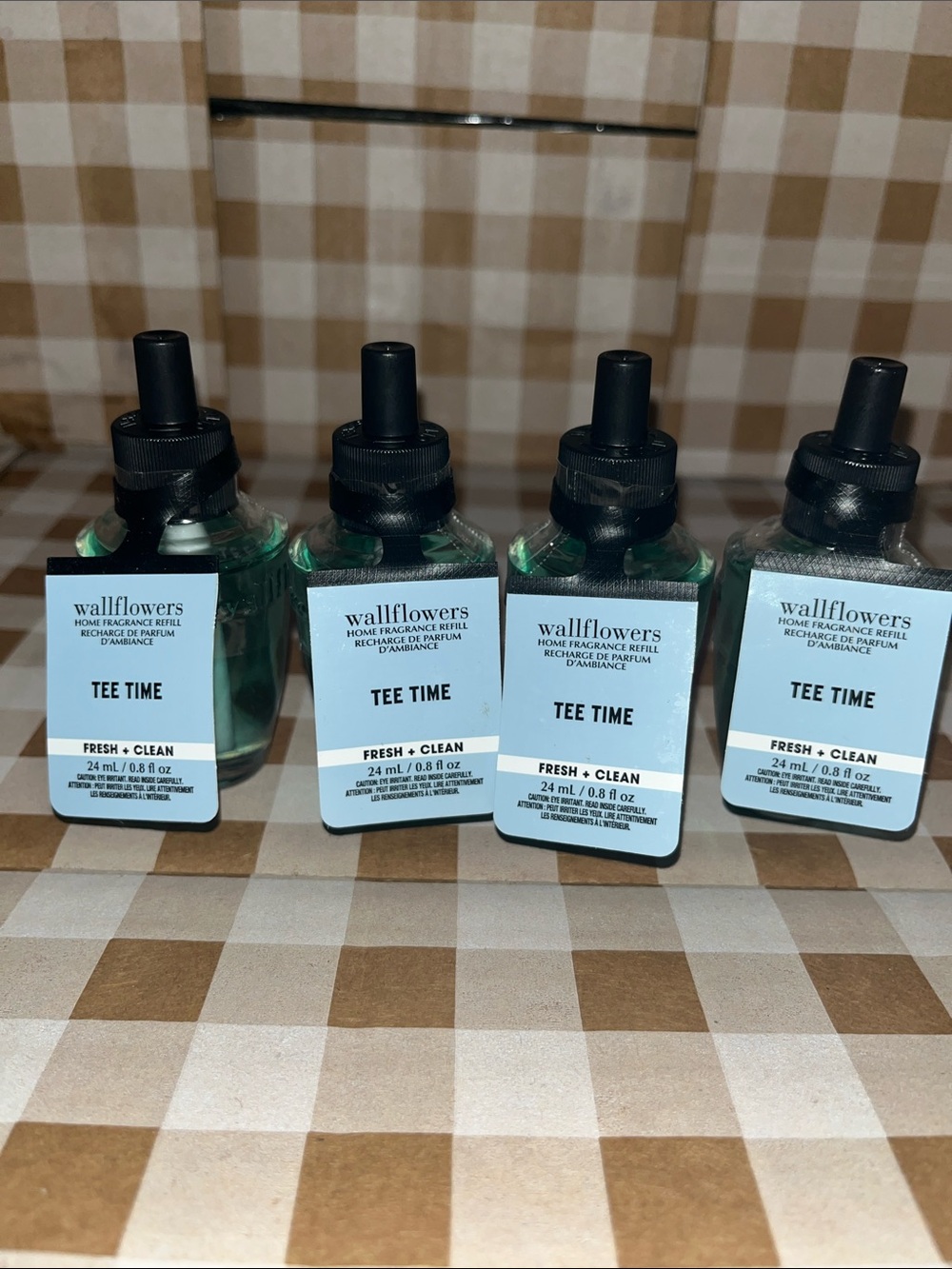 Bath And Body Works TEE TIME Wallflowers Refills x4